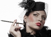 Как сделать шляпку с вуалью, украсить шляпку?