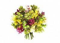 Как сделать букет из орхидей?