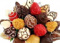 Как сделать шоколадный букет?